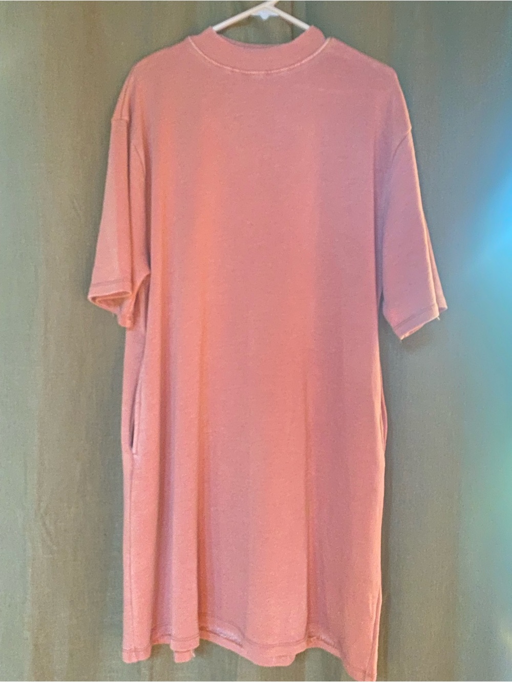 Free People Dusty Rose T-Shirt Dress